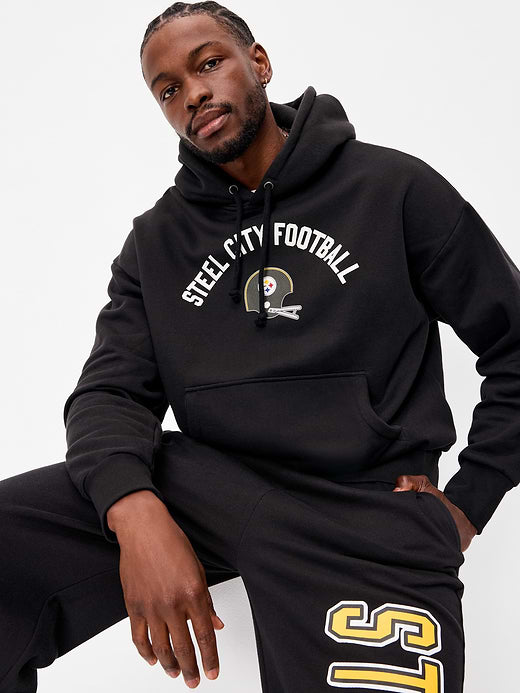 Pittsburgh Steelers Oversized Pullover Hoodie for Adults - Pittsburgh Steelers