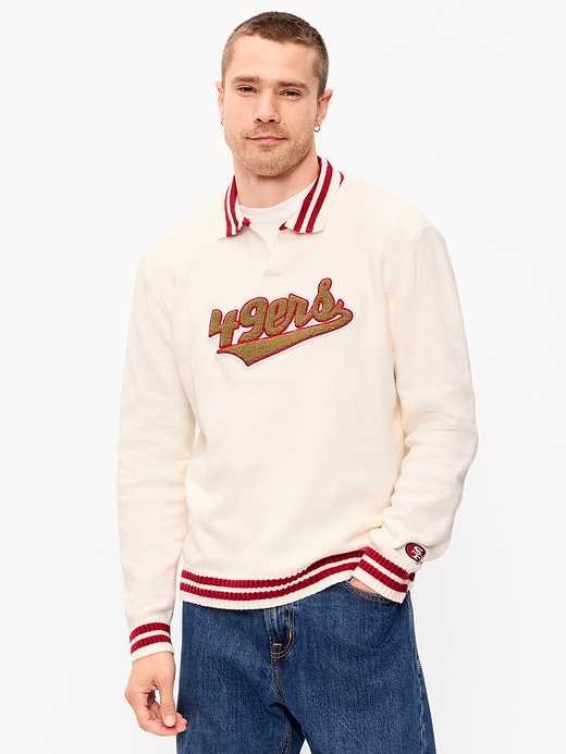 San Francisco 49ers Collared Sweater for Men - San Francisco 49ers