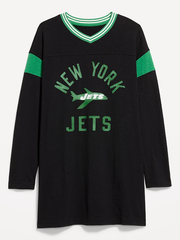 New York Jets Oversized Mini Football Dress for Women - New York Jets