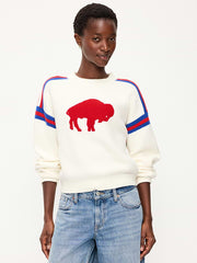 Buffalo Bills Cropped Sweater for Women - Buffalo Bills
