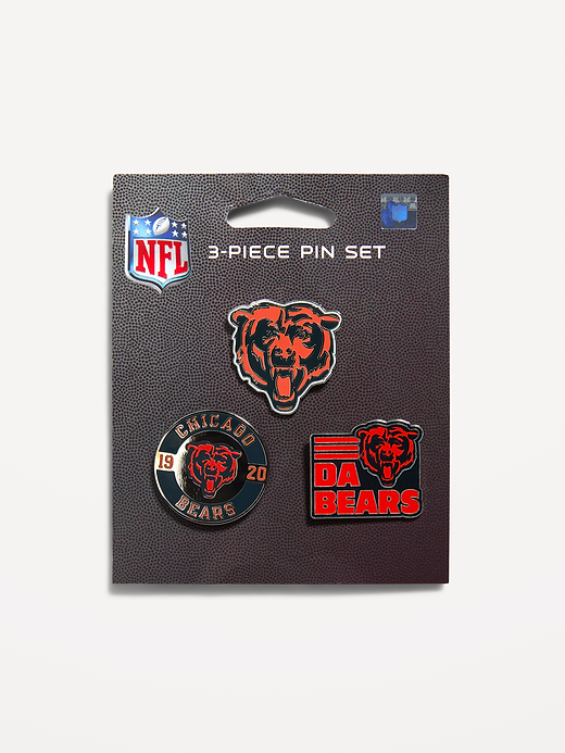 WinCraft® Chicago Bears 3-Pack Collector Enamel Pins - Chicago Bears