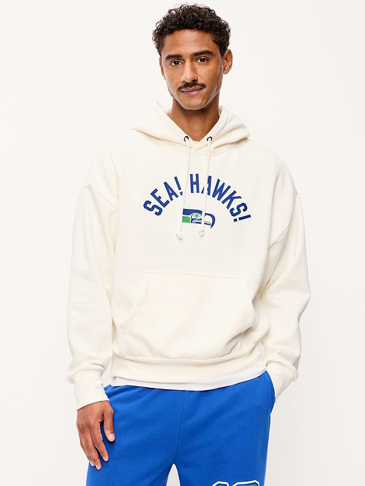 Seattle Seahawks Oversized Pullover Hoodie for Adults - Seattle Seahawks