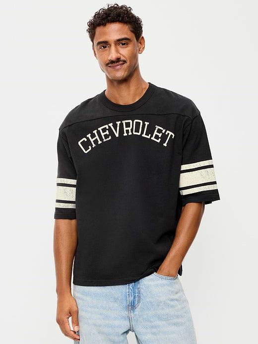 Crew-Neck Football Top - Black Spark