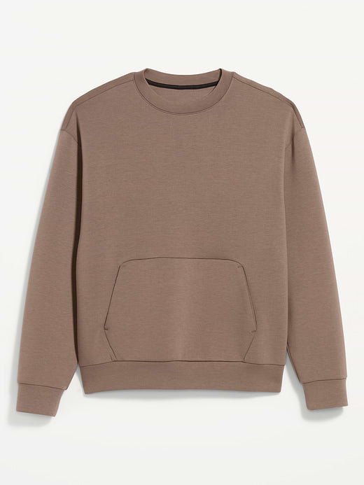 Oversized Bounce Fleece Sweatshirt - Saddle Brown
